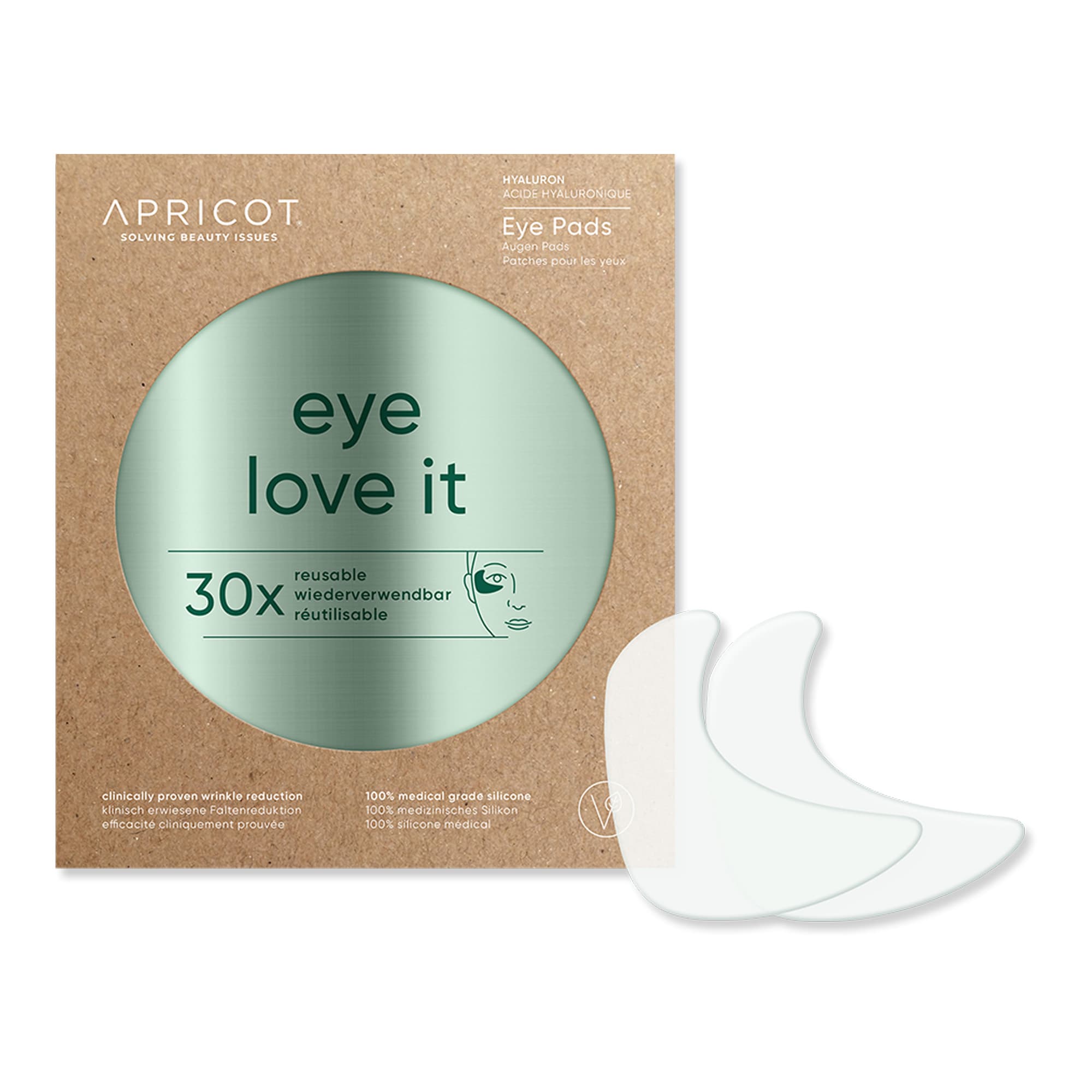 Silikoonist kortsuplaastrid hüaluroonhappega silmaümbrusele ja meelekohtadesse