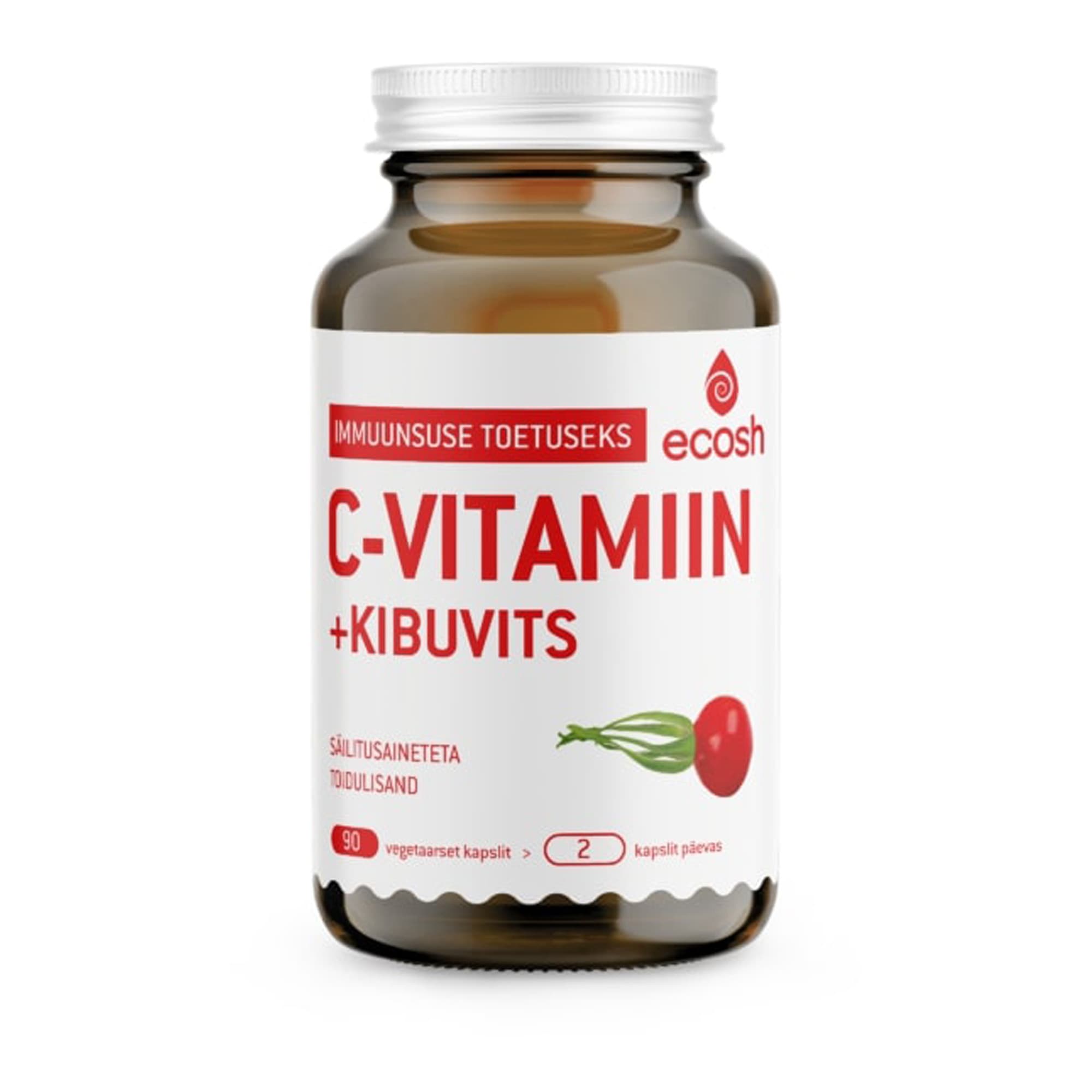 C vitamiin+kibuvits, 90 tk, 45g