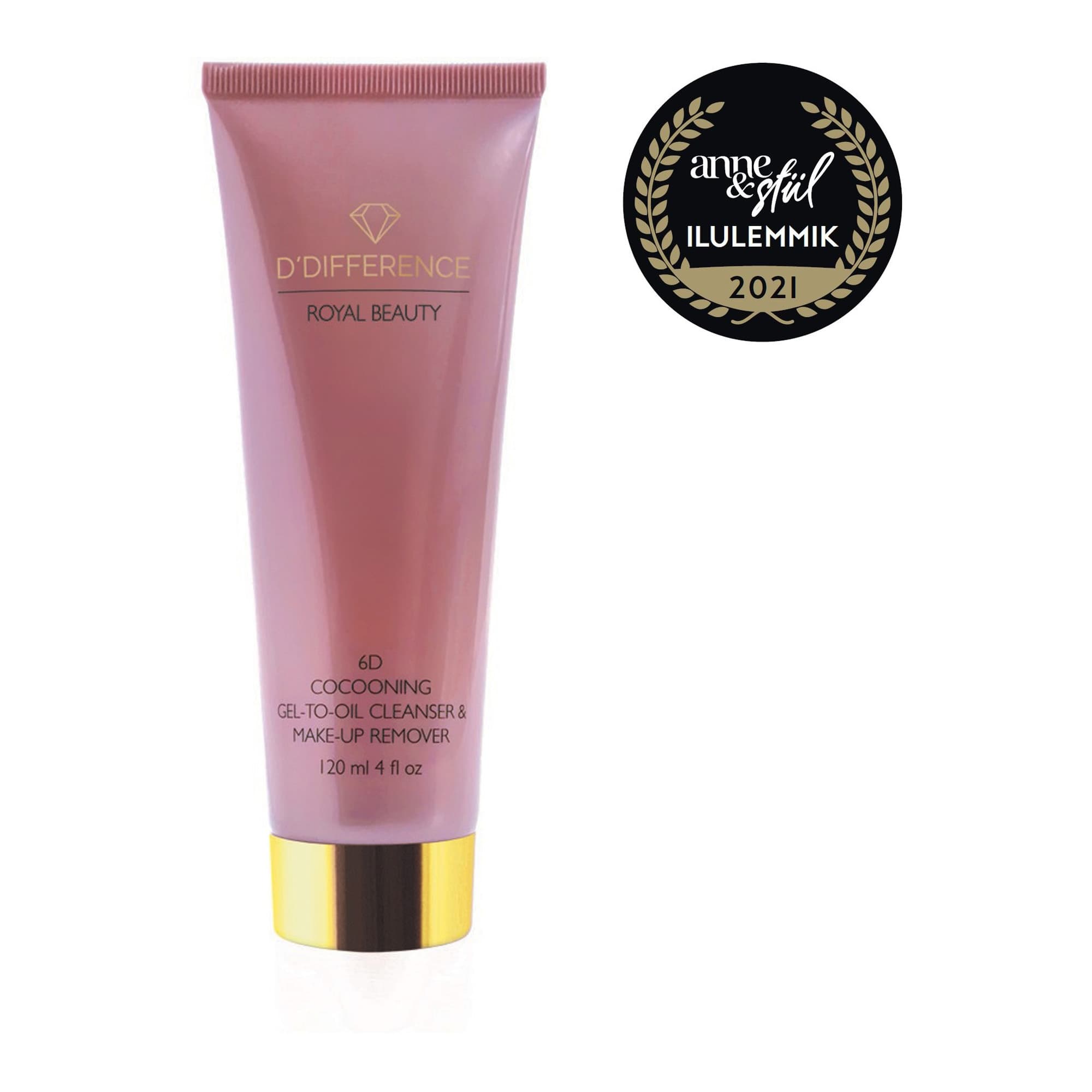 6D Cocooning Gel-to-Oil õligeel näonaha puhastamiseks 120ml