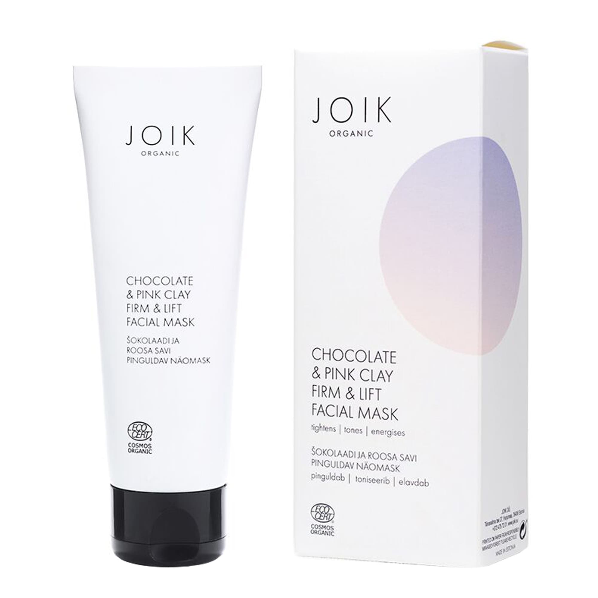 Šokolaadi & roosa savi pinguldav näomask 75ml