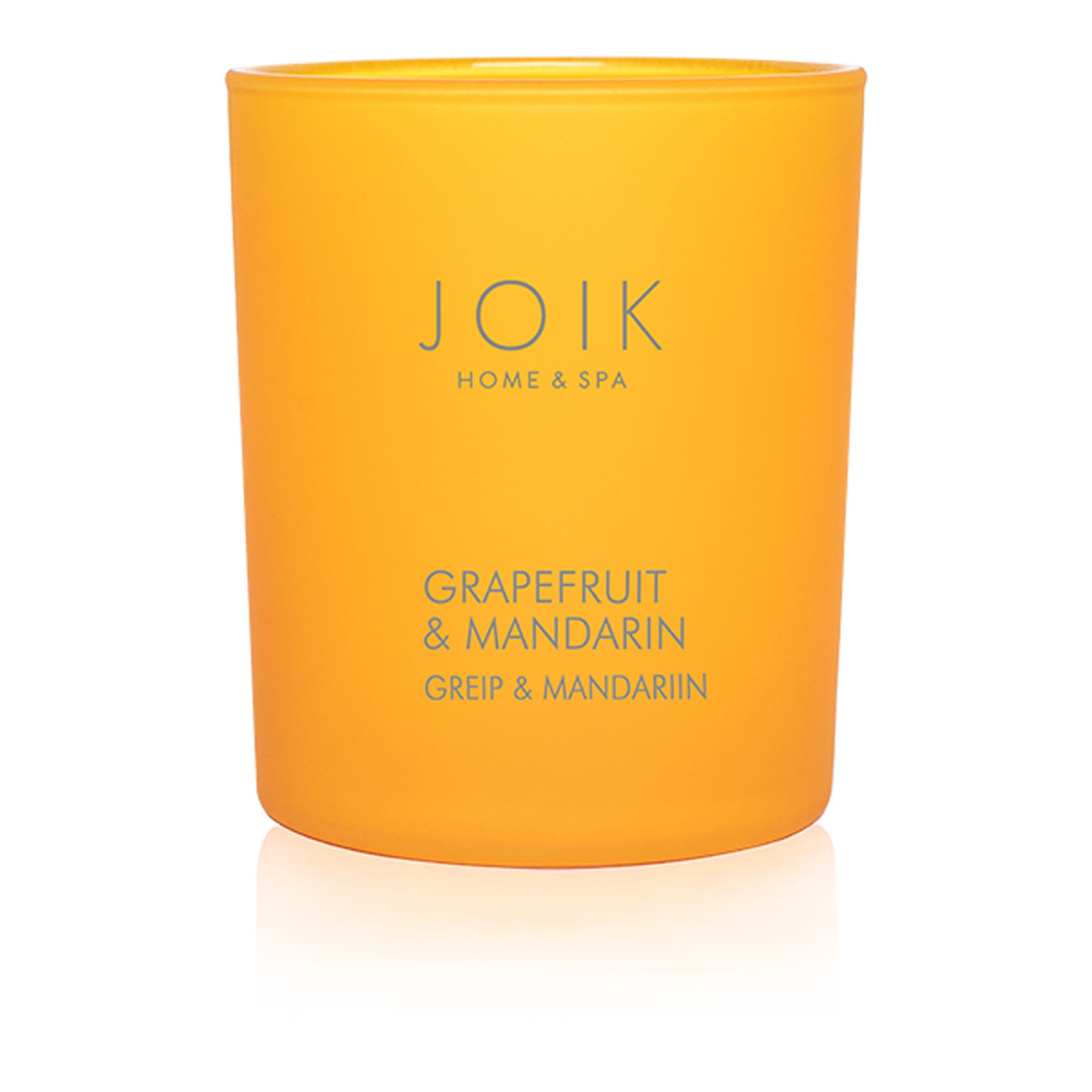 Rapsivahast lõhnaküünal Greip ja Mandariin 150g