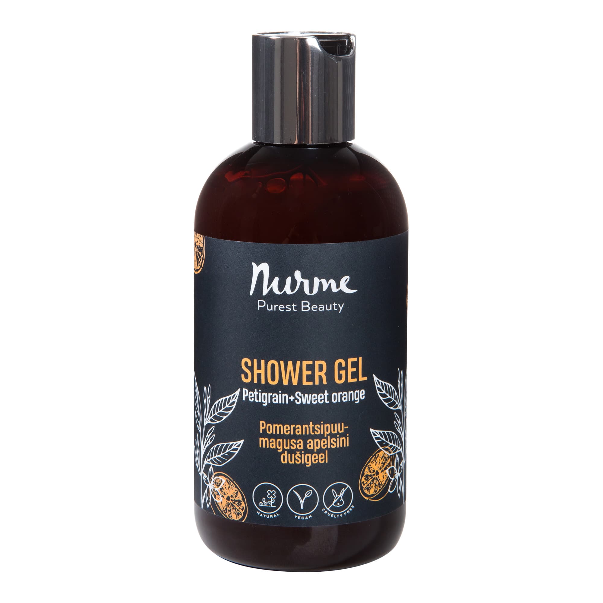 Dušigeel petitgrain ja magus apelsin 250ml