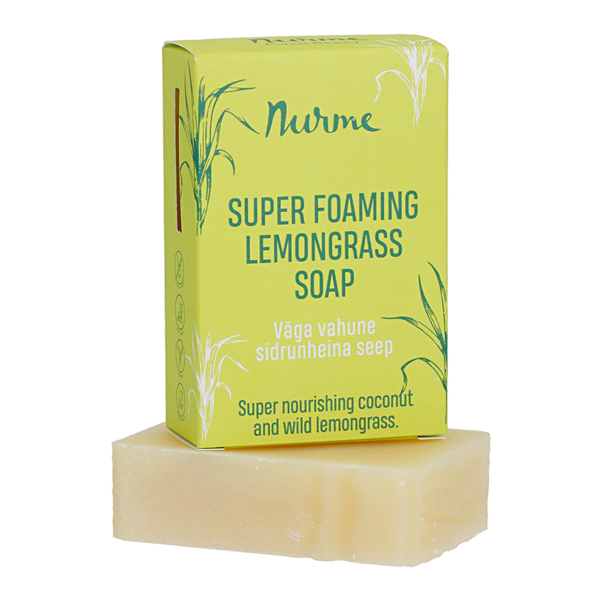 Väga vahune sidrunheinaseep 100g