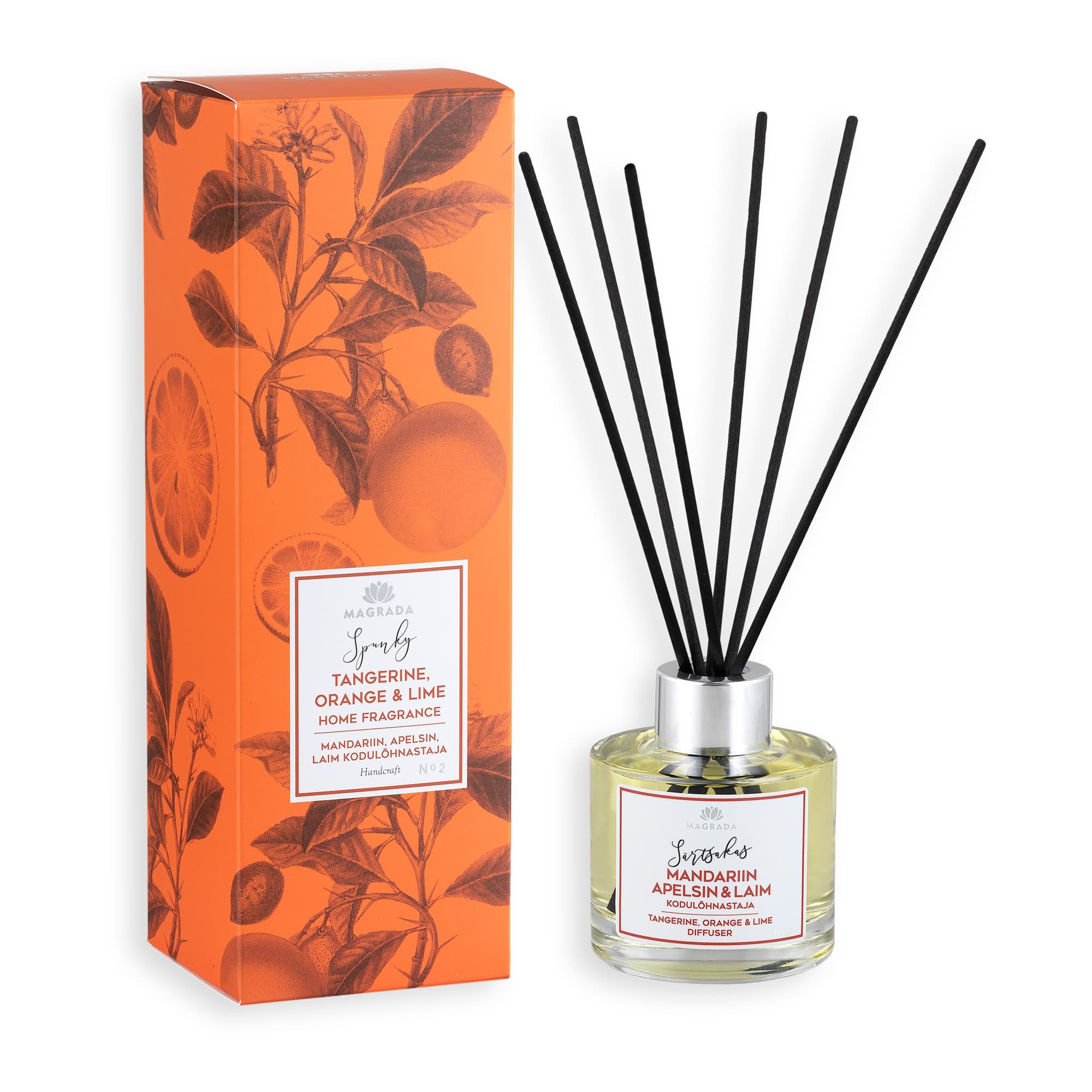 Kodulõhnastaja "Särtsakas" (Mandariin, Apelsin, Laim) 100ml