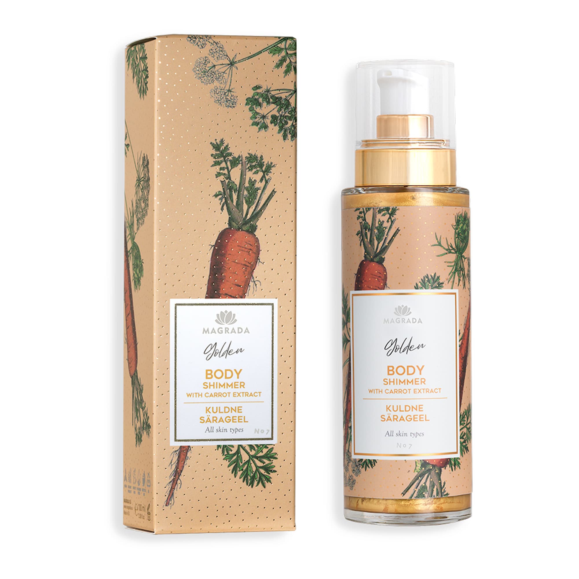 Kuldne särageel porgandiekstraktiga 100ml