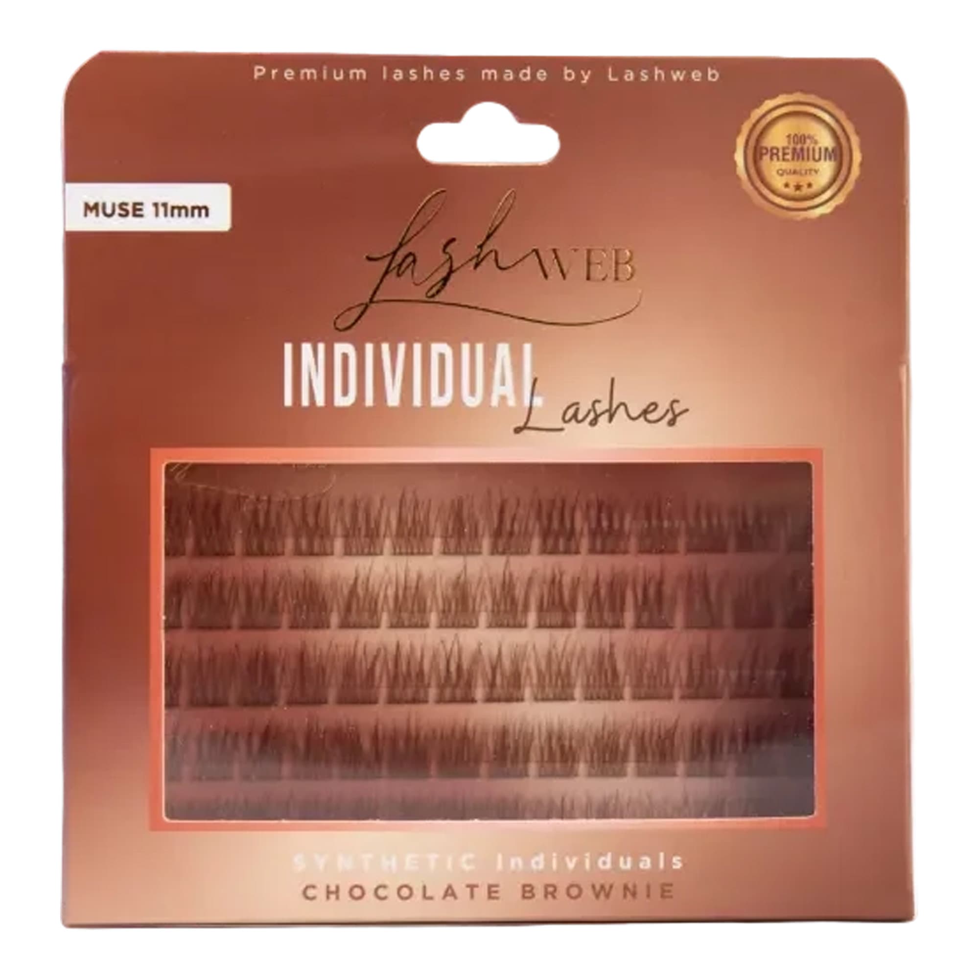 Muse pruunid ripsmetutikud 11mm