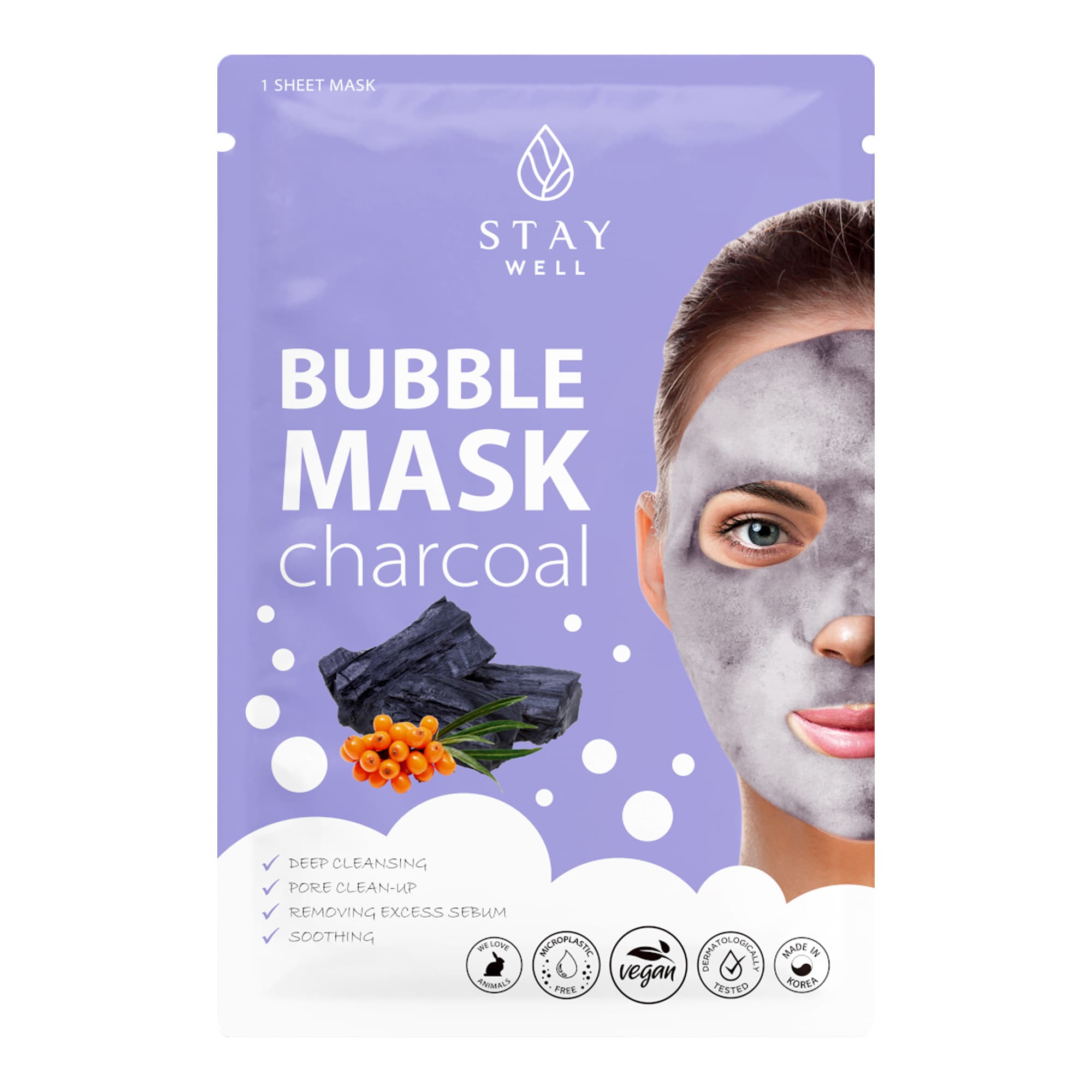 Söe nahka puhastav mullimask