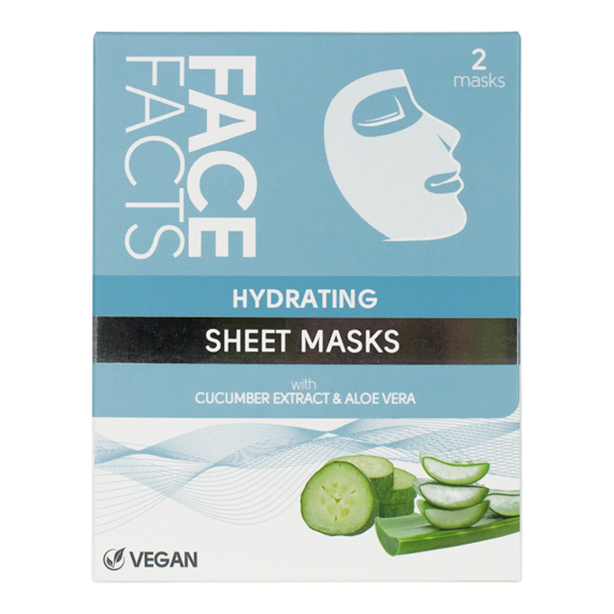 Niisutavad kangamaskid näole 2tk