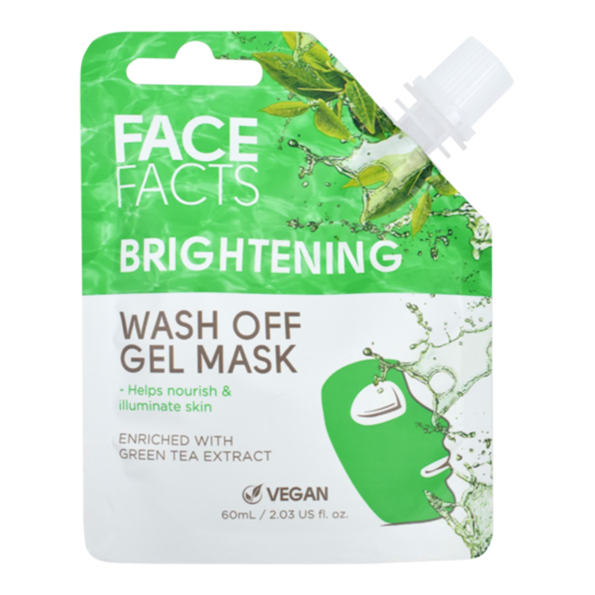 Jumet parandav geelmask rohelise tee ekstraktiga 60ml