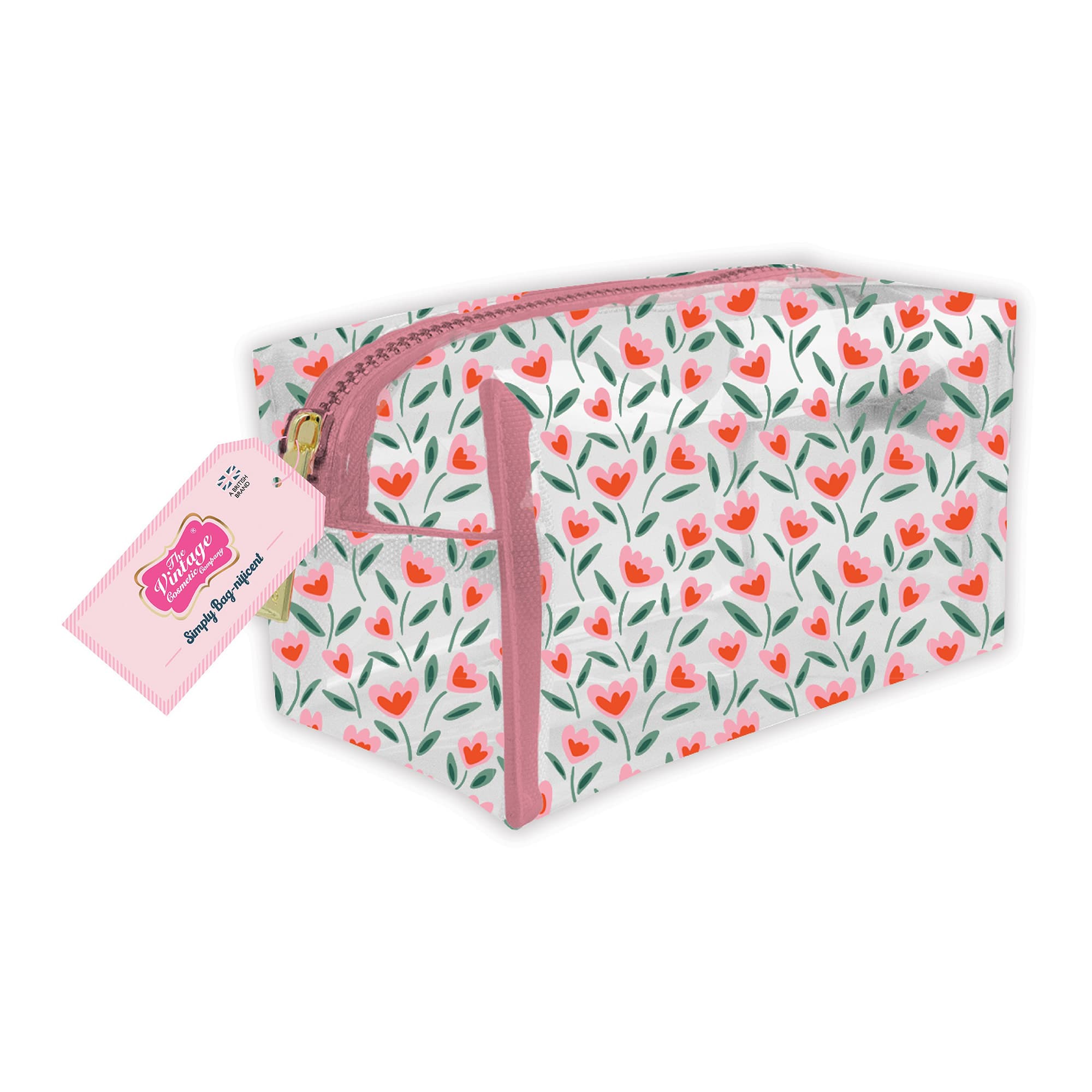 Kosmeetikakott Transparent Tulip