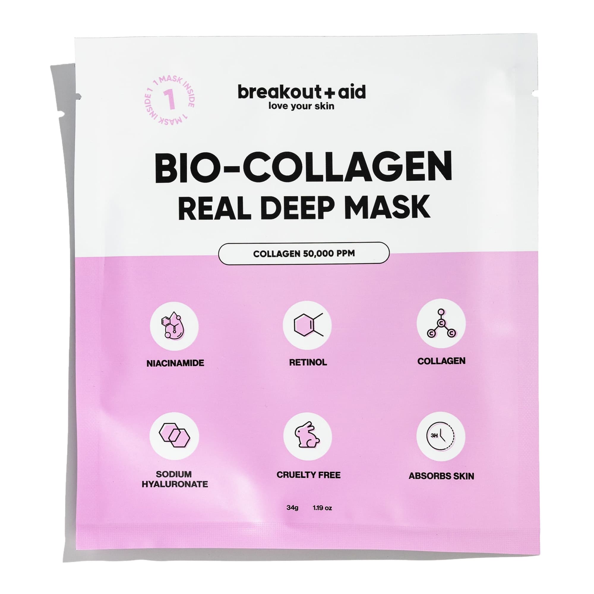 Bio-Collagen hüdrogeel näomask