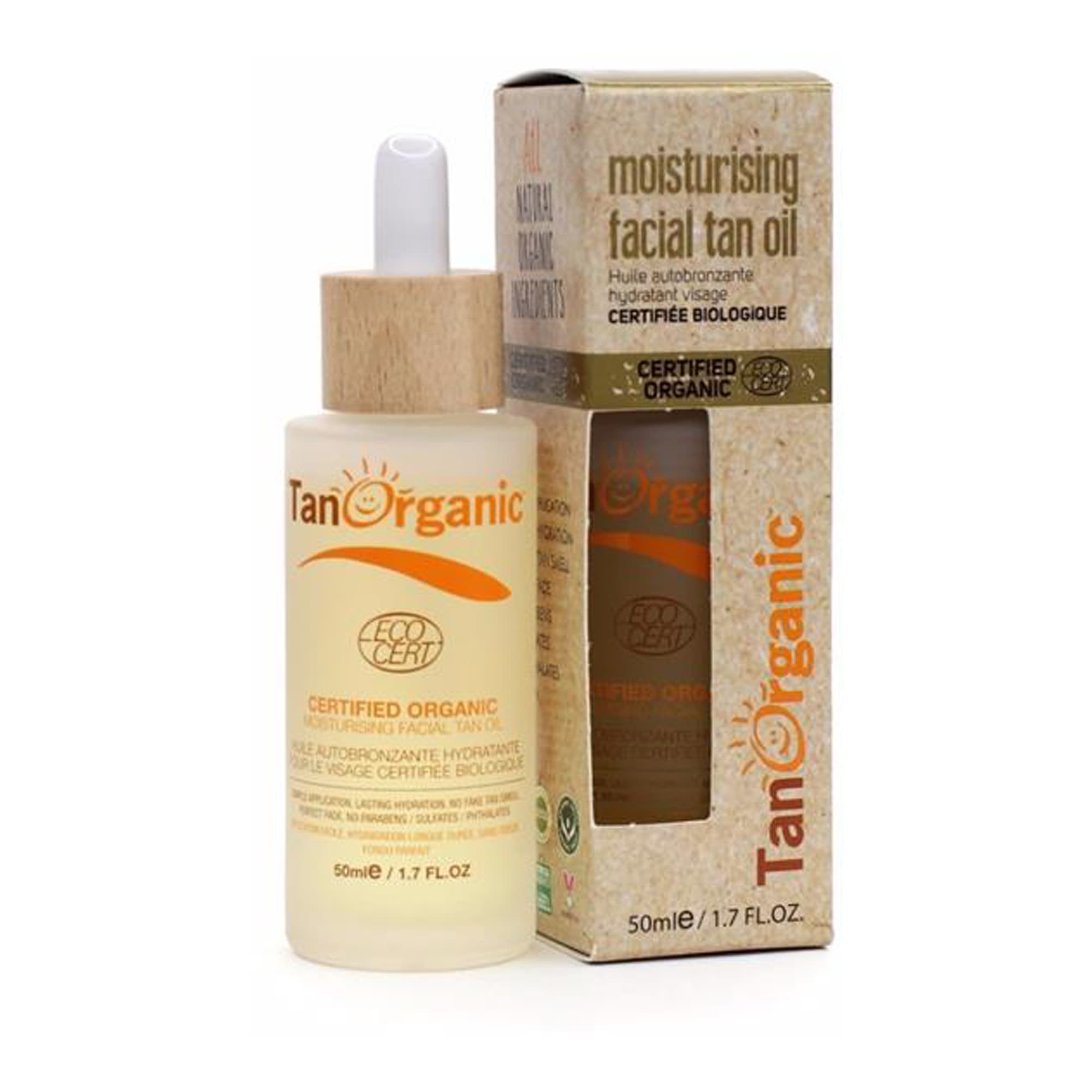 Niisutav isepruunistav õli näole 50ml