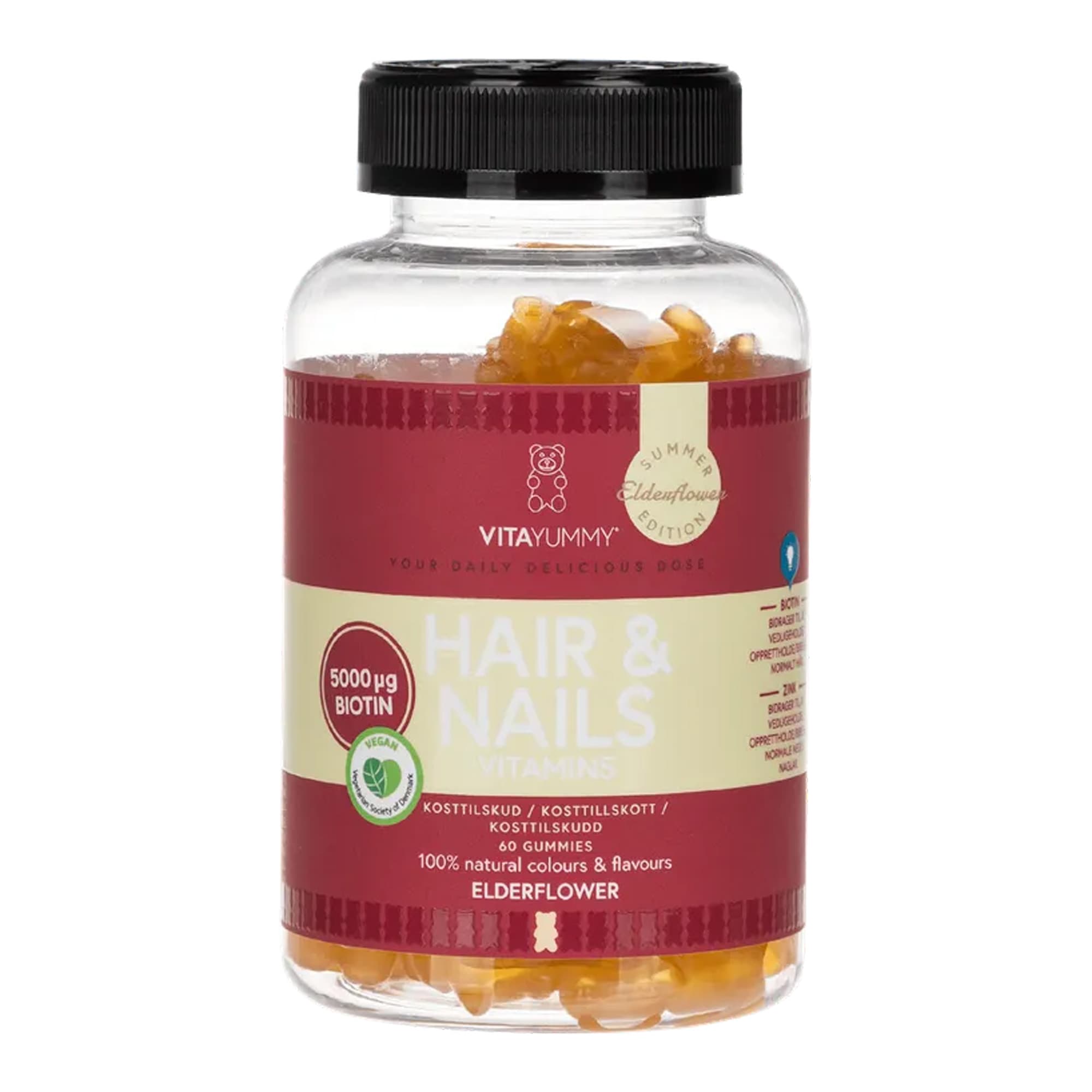 Hair & Nails leedrimarjamaitselised iluvitamiinid 60tk