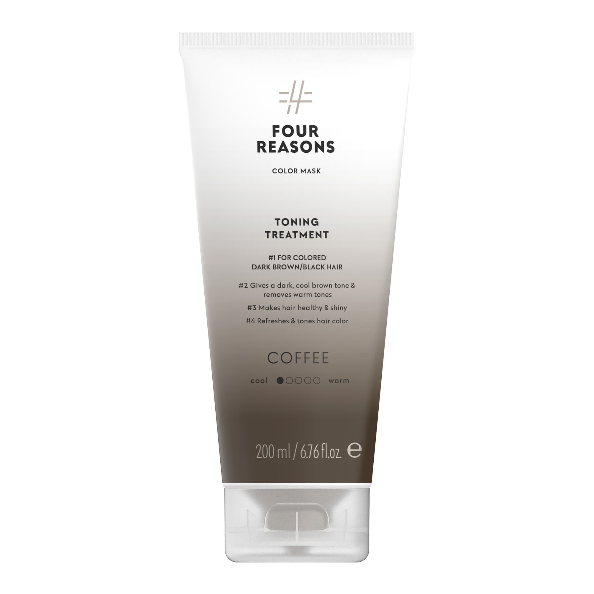 Coffee- hooldav ja tooniv juuksemask värvitud juustele 200ml