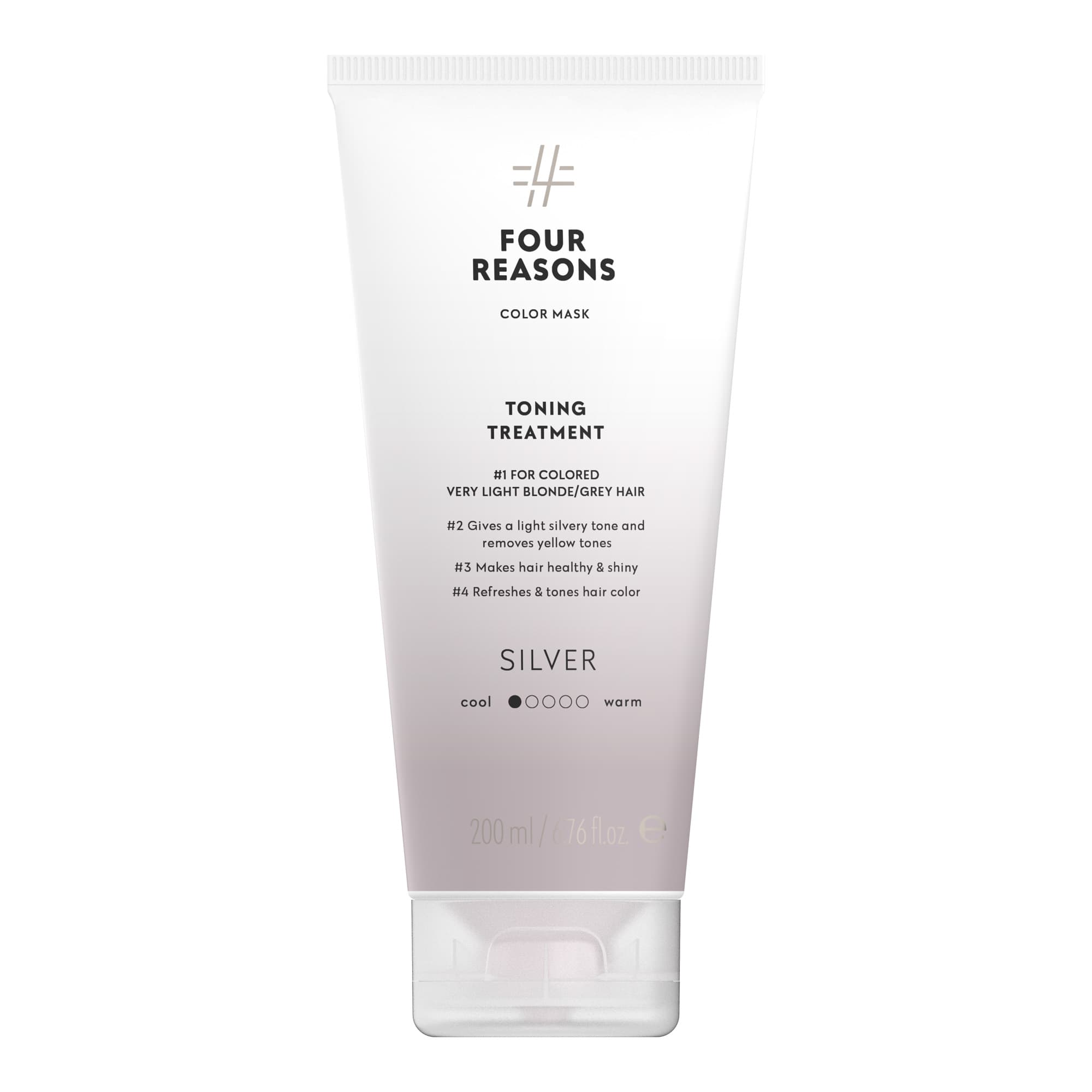 Hooldav ja tooniv juuksemask värvitud juustele Silver 200ml