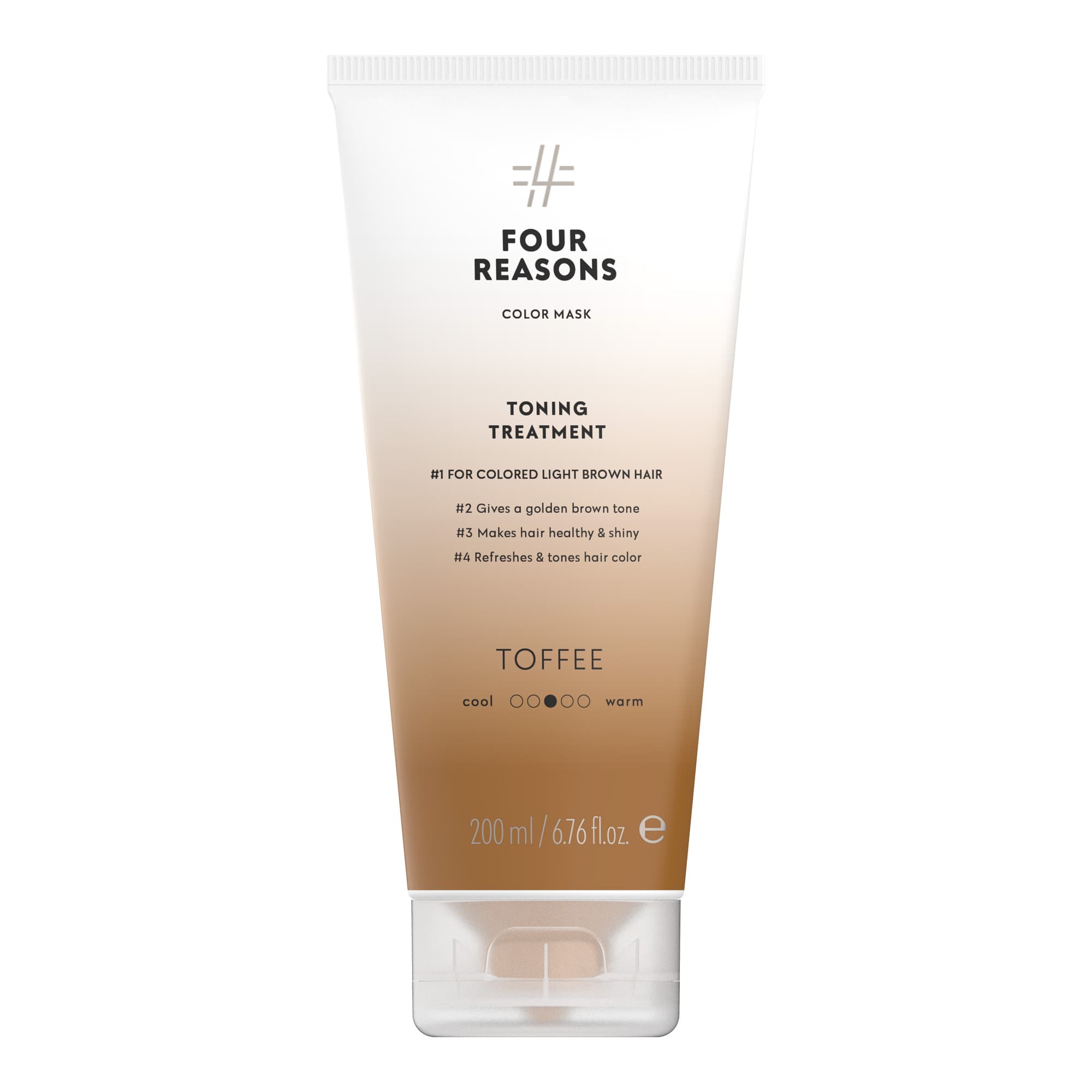 Hooldav ja tooniv juuksemask värvitud juustele Toffee 200ml