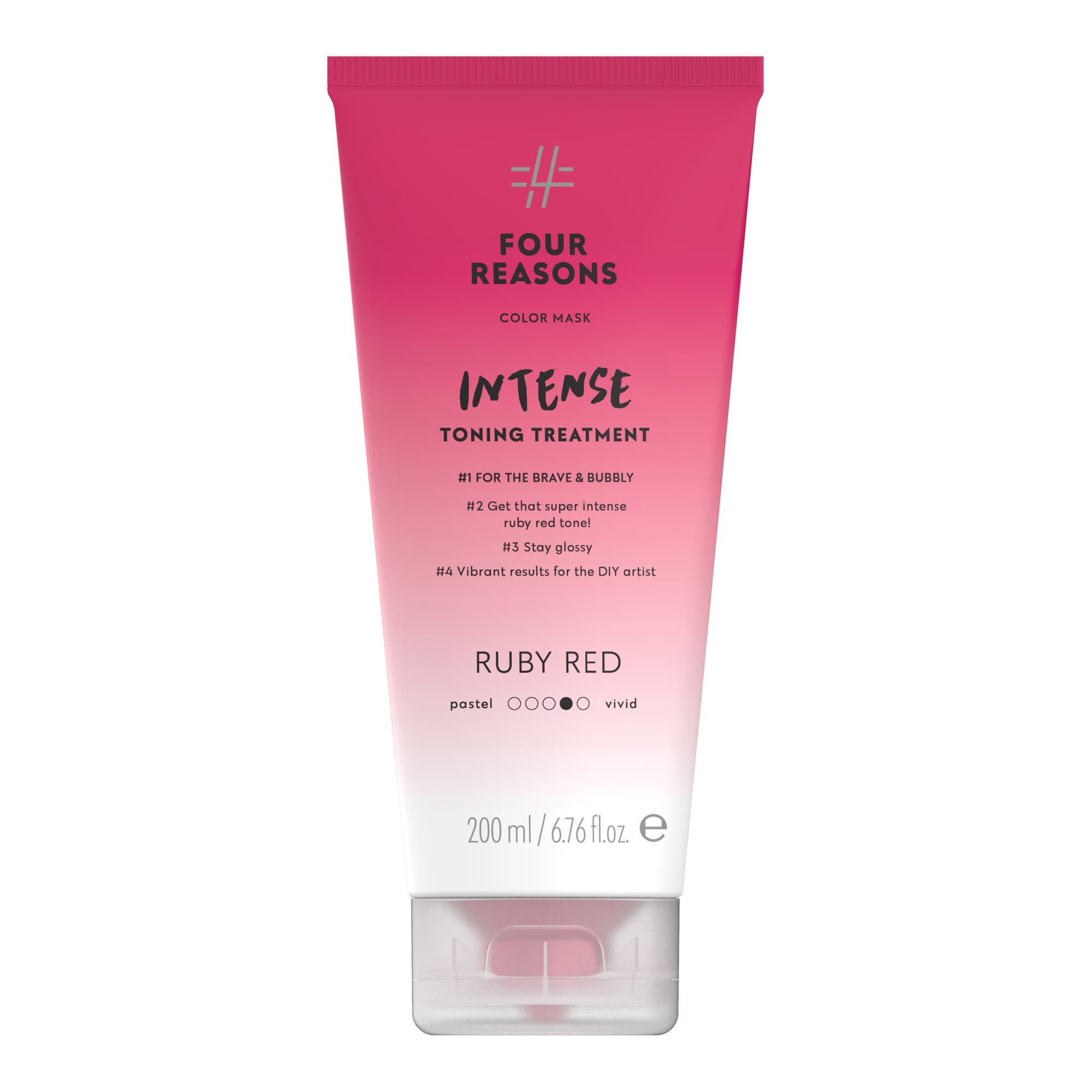 Intensiivselt tooniv juuksemask Ruby Red 200ml