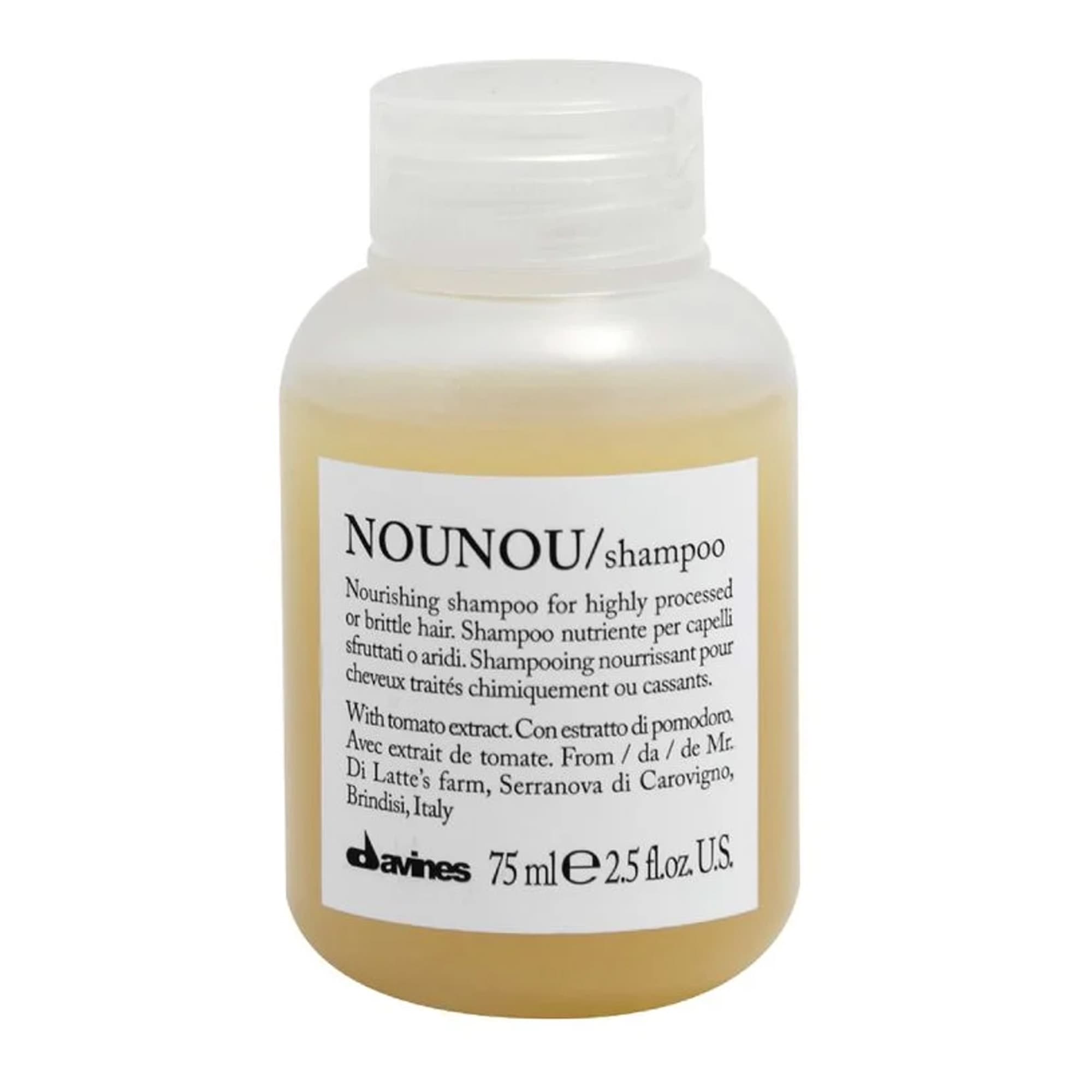 Nounou toitev šampoon kahjustunud ja kuivadele juustele 75ml