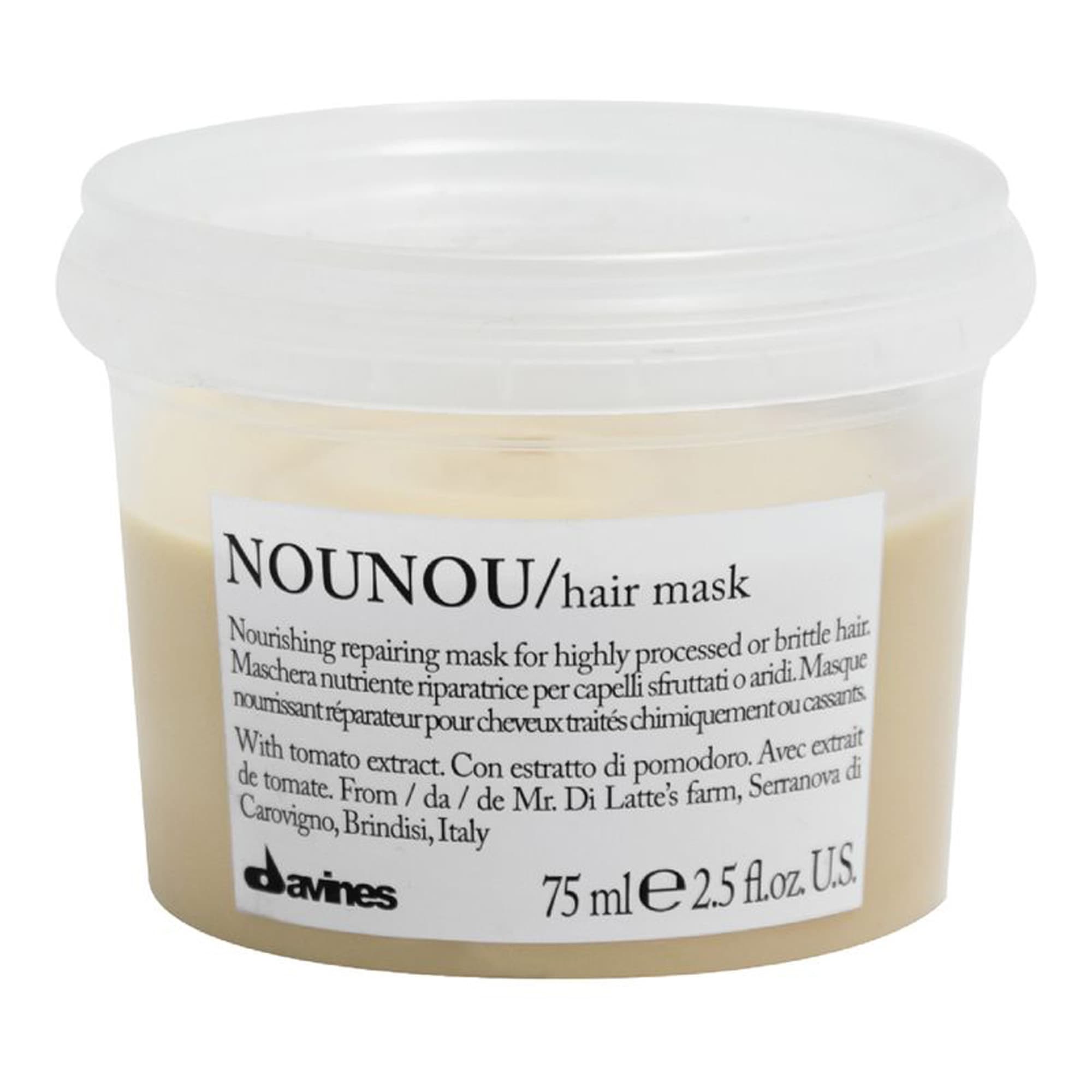 Nounou toitev juuksemask kahjustunud ja kuivadele juustele 75ml