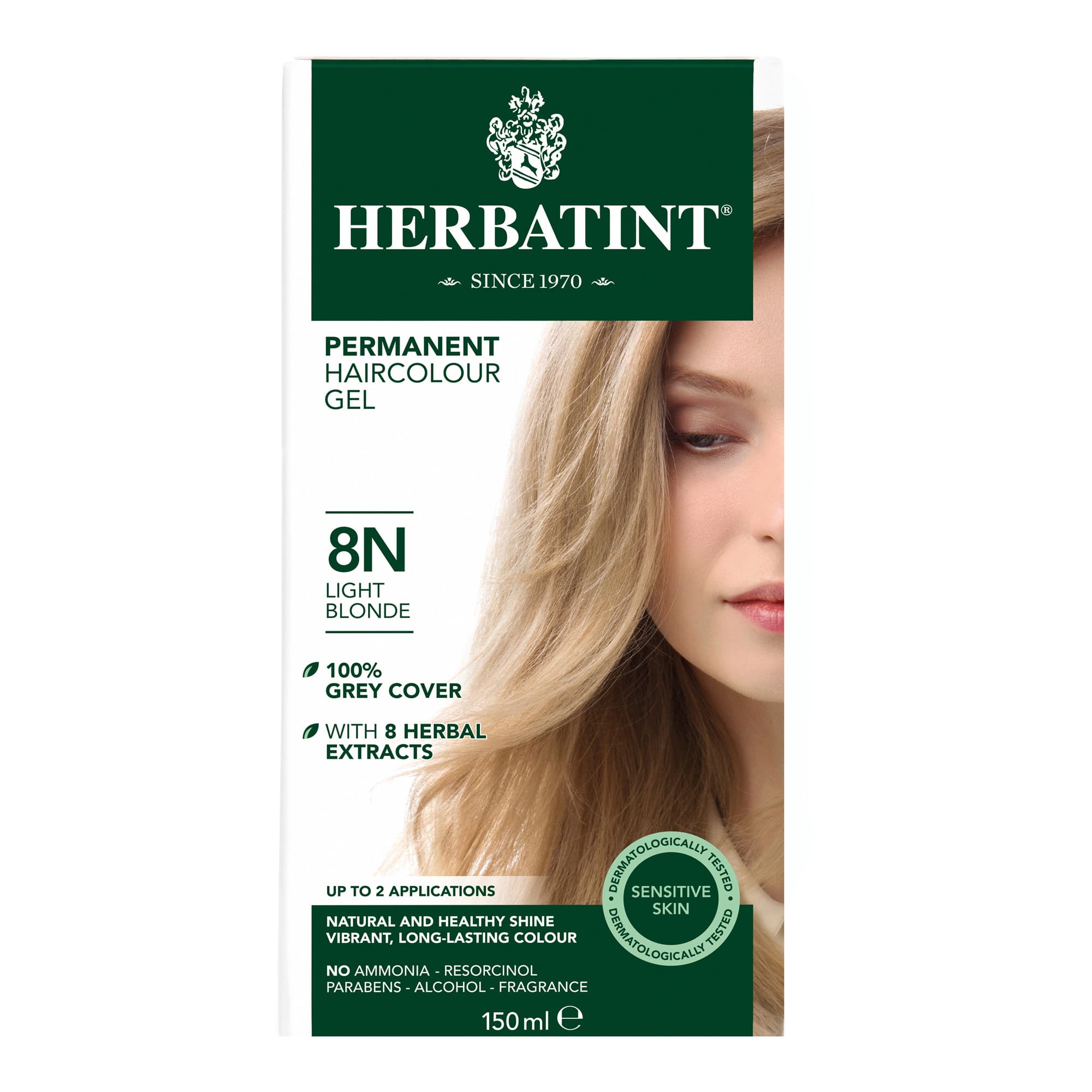 Juuksevärv Hele blond 8N