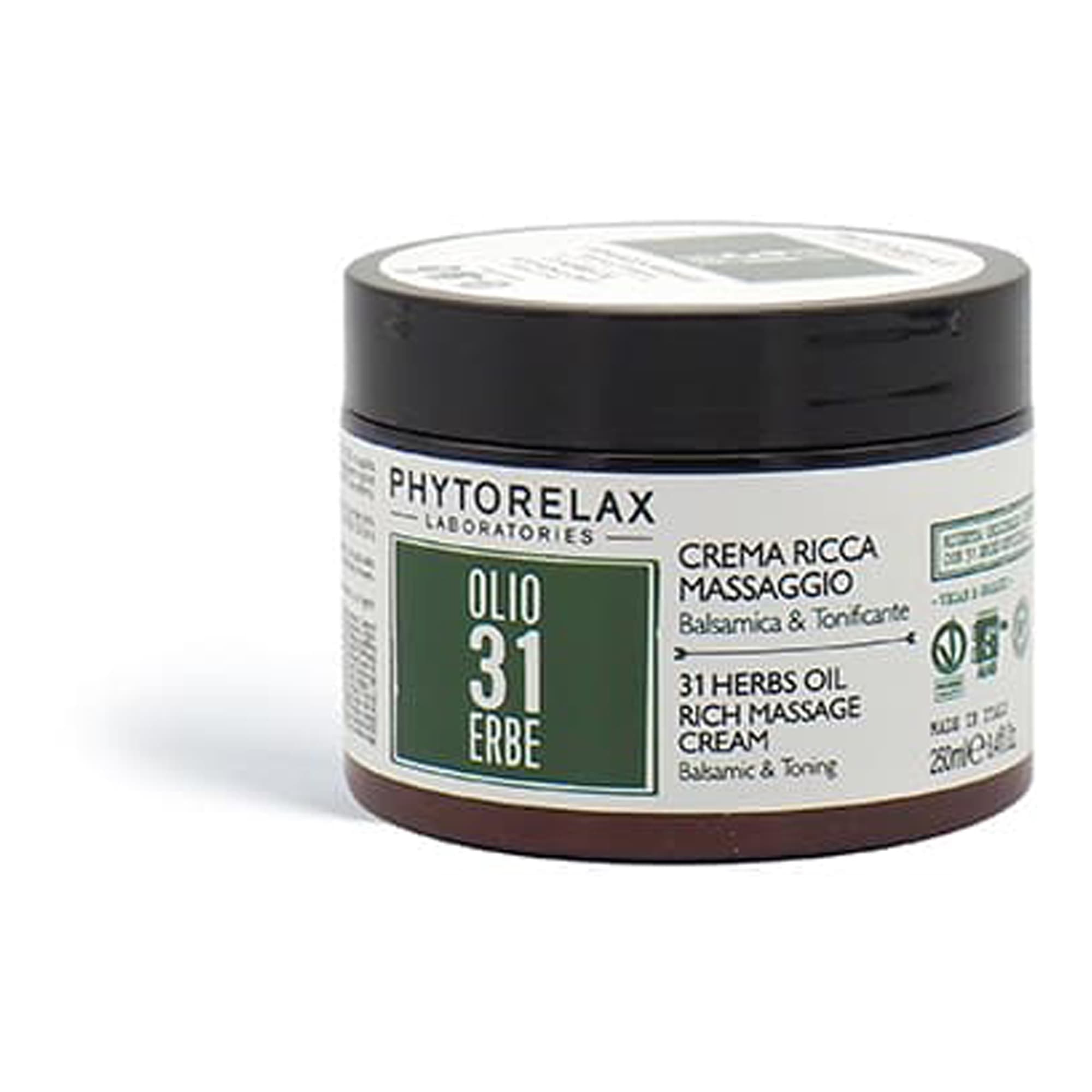 31 eeterliku taimeõli ja ekstrakti keha- ja massaažikreem 250ml