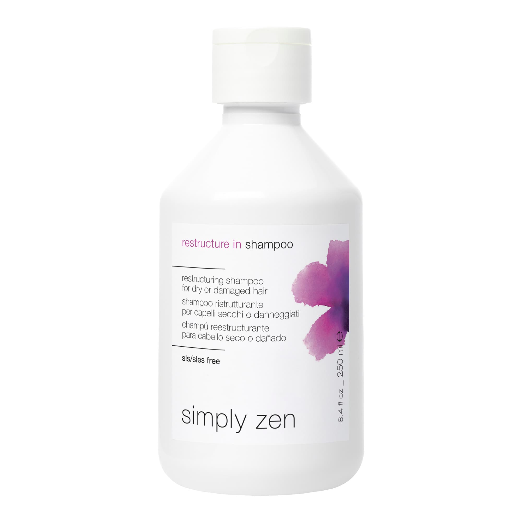 Zen Restructure In Shampoo struktuuri parandav sulfaadivaba šampoon 250ml