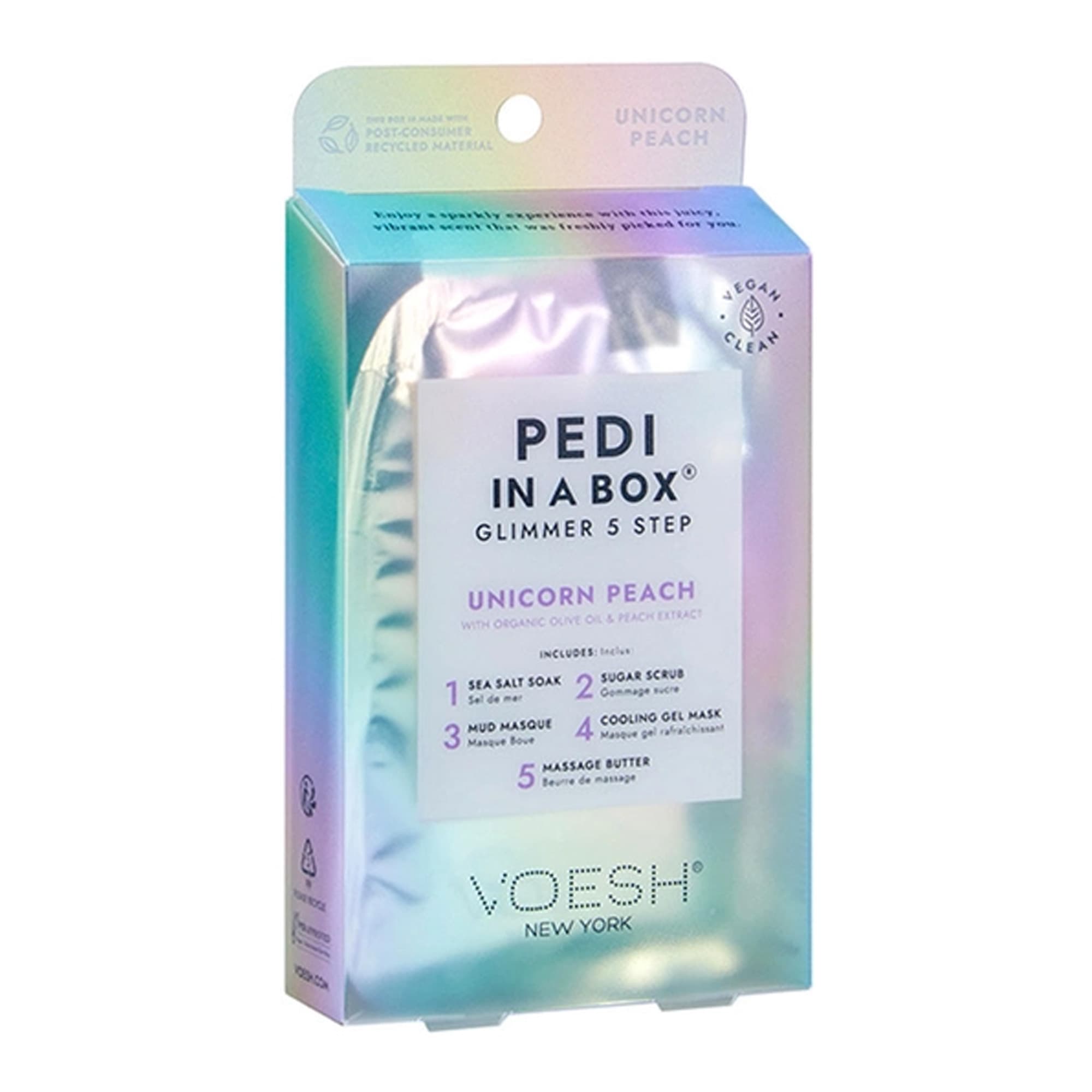 Pediküürikomplekt Unicorn Peach