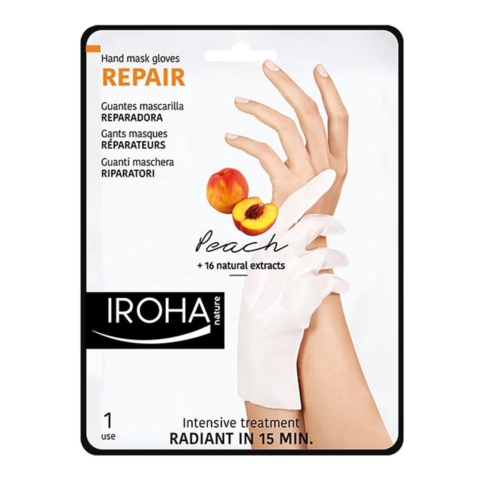 Hooldavad kindad kätele ja küüntele, virsik 2tk