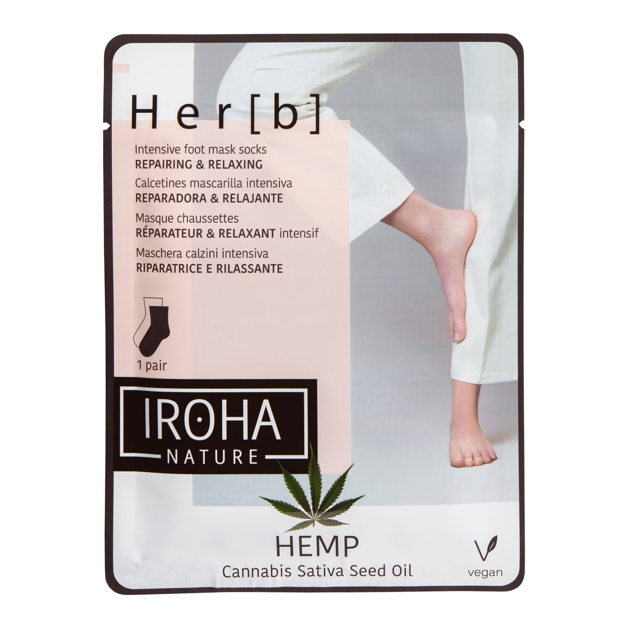 Hooldavad sokid jalgadele kanep 2tk