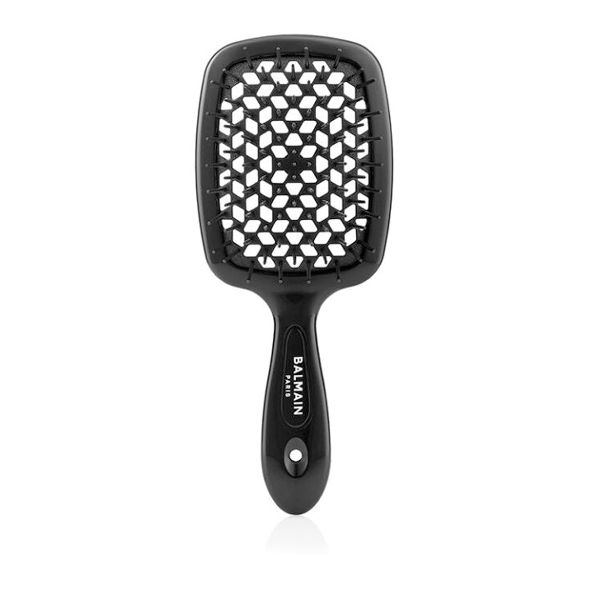 Pusadevastane juuksehari, must