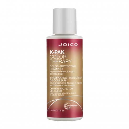 K-Pak Color Therapy Shampoo juuksevärvi kaitsev ja juukseid taastav šampoon 50ml