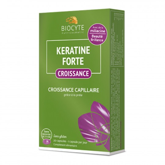 Keratin Forte Croissance/Growth juuksekasvu soodustavad kapslid 20tk