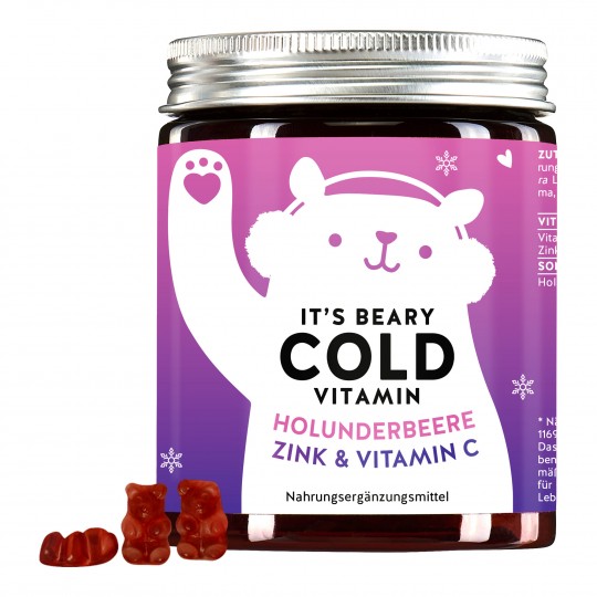 It’s Beary Cold vitamiinid leedripuu, C-vitamiin ja tsink 60tk 