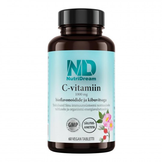 C-vitamiin 1000mg bioflavonoidide ja kibuvitsaga N60 79g