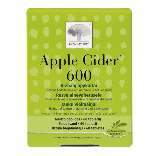 Apple Cider õunasiidri äädika tabletid 60tk