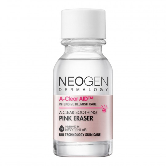 Kahefaasiline vistrikevastane vahend Neogen Dermalogy A-Clear Soothing Pink Eraser 15ml