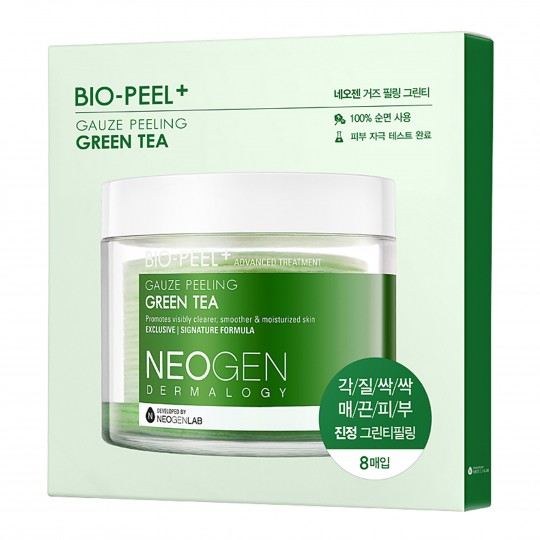 Koorimispadjake Neogen Dermalogy Bio-Peel Gauze Peeling - Green Tea 8 tk