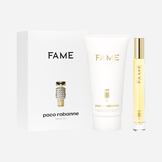 Ostes Paco Rabanne Fame EdP parfüümi, kingituseks kaasa FAME reisikomplekt*.